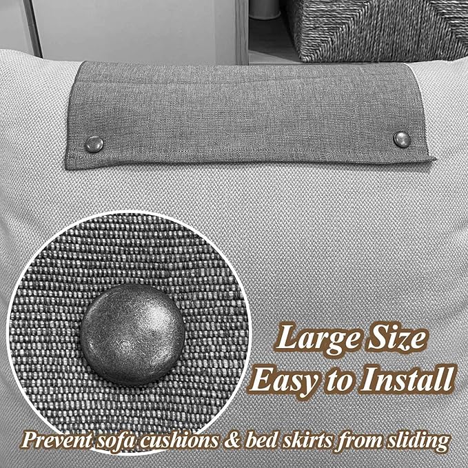 Pure Copper Upholstery Pins for Bed Skirts, Slipcovers, Sofa & Armchair Covers – Secure Furniture Fabric, 16 Pack