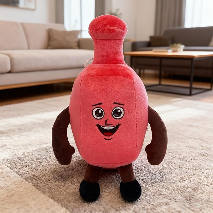 Steal a Brainrot Red Bottle Guy Vibrant Decorative Collectible – 11.8 Inch Display Piece, Stylish Home Accent & Enthusiast Favorite