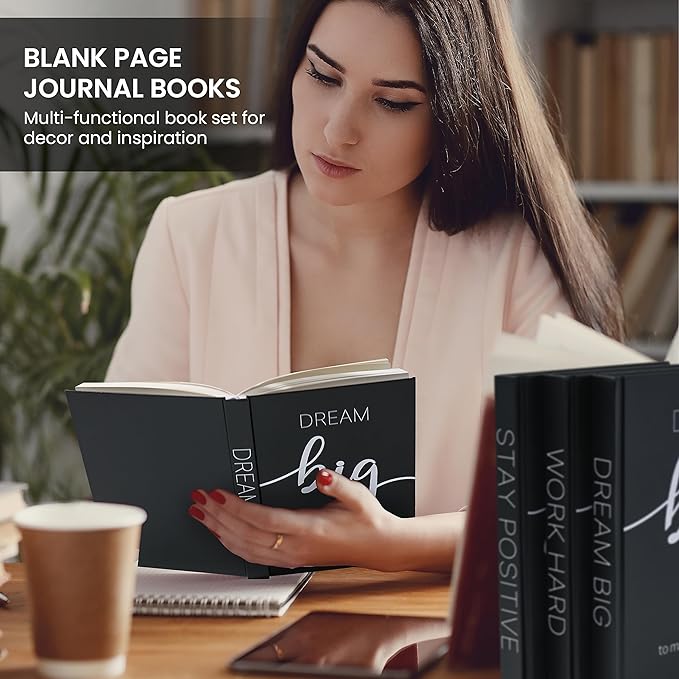 Decorative Books for Home Decor - Faux for decoration Coffee Table | Book Shelf Decor | Entryway | Console Table - Modern Luxury Designer Decor Set - Decorative for Display