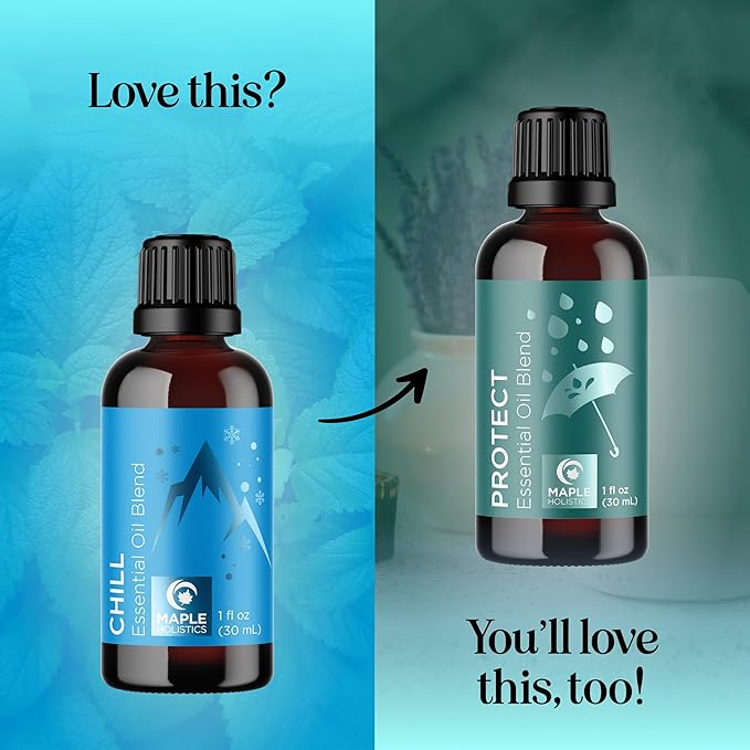 Mint Essential Oil Blend for Diffuser - Refreshing Mint Oil Diffuser Essential Oils with Cooling Peppermint Spearmint Bergamot and Eucalyptus Oils - Pure Aromatherapy Oils for Diffuser