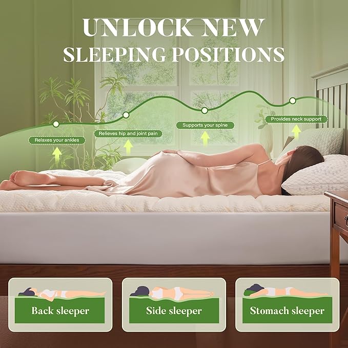 PRIMESOFT Twin Size Mattress Topper, Thick Pillow Top Mattress Pad，Up to 21 Inch Deep Pocket,Soft Breathable Mattress Pad for Back Pain, Waterproof Protector Cover(Beige)