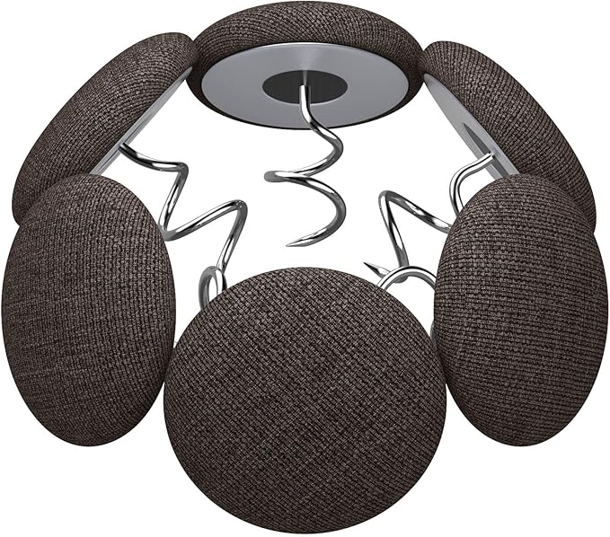 12 Colors Fabric Covered Button Twist Pins Dust Ruffle Pins- for Sofa，Upholstery，Armchair Caddies, Armrest Covers,Bed Skirts, Slipcovers, Headliners (24, Dark Brown)