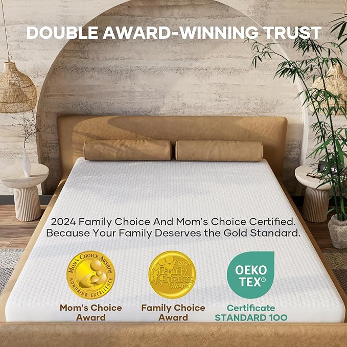 OhGeni 100% Waterproof California King Mattress Protector,Mattress Soft Pad,Pet Hair & Bedwetting Resistant,Cooling Fitted Sheets,Washable Bed Cover,Non-Slip Deep Pocket,Noiseless for Taller Person