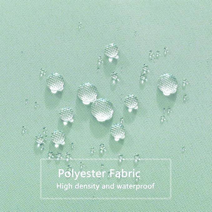LLSCL Apple Green Fabric Shower Curtain Liner with Magnets, Waterproof Hotel Quality, 72 x 72 Machine Washable