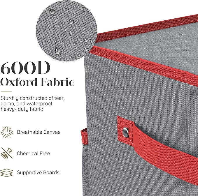Winpull Christmas Ornament Storage Box with 8 Trays, Christmas Storage Container for 128-3'' Holiday Ornament Decorations, Large Xmas Organizer with Adjustable Dividers, Dual Zipper and Pocket (Grey)
