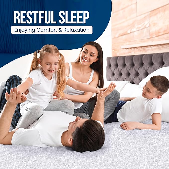 Full Size Mattress Protector Waterproof 14 Pack, Premium 200 GSM Terry Mattress Cover, Soft & Breathable Bed Cover, Fitted Sheet Style Stretchable Deep Pockets 15" by Utopia Bedding (White)
