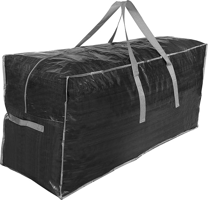 Artificial Tree Storage Bag By ProPik | Perfect for Up to 9’ Tall Disassembled Tree | 65” X 15” X 30” Holiday Tree Storage Case | Xmas Storage Container with Handles and Sleek Zipper (Black)