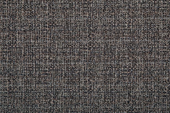 SIMPLIHOME Harrison Coffee Table Storage Ottoman - 36 inch Wide Upholstered Tweed Look Fabric Square Lift-Top Ottoman in Ebony, Transitional Ottoman for Living Room with Hidden Storage